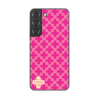 Galaxy S22 SC-51C docomo 高画質仕上げ 背面印刷 ハードケース クロスドット