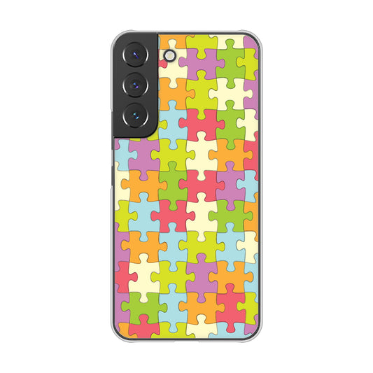 Galaxy S22 SC-51C docomo 高画質仕上げ 背面印刷 ハードケース ジグソーパズル