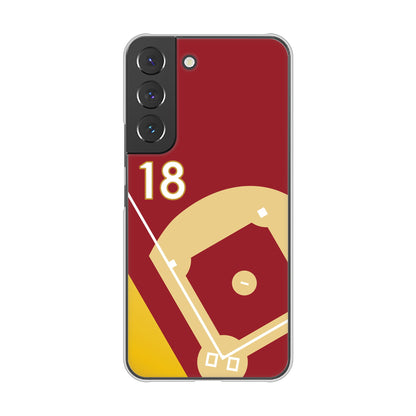 Galaxy S22 SC-51C docomo 高画質仕上げ 背面印刷 ハードケース baseball