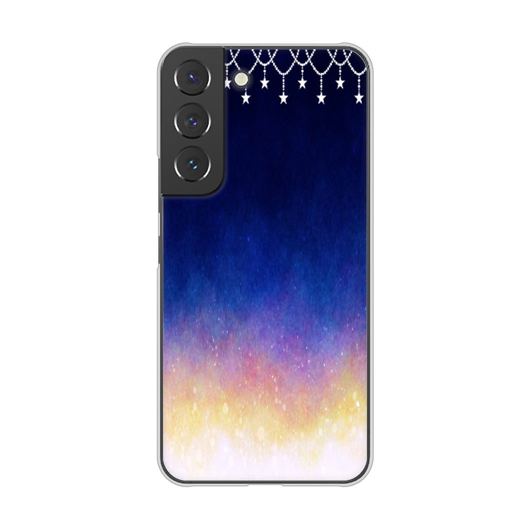 Galaxy S22 SC-51C docomo 高画質仕上げ 背面印刷 ハードケース 【MI803 冬の夜空】