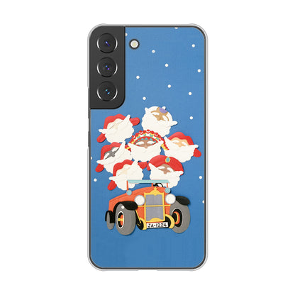 Galaxy S22 SC-51C docomo 高画質仕上げ 背面印刷 ハードケース クリスマス