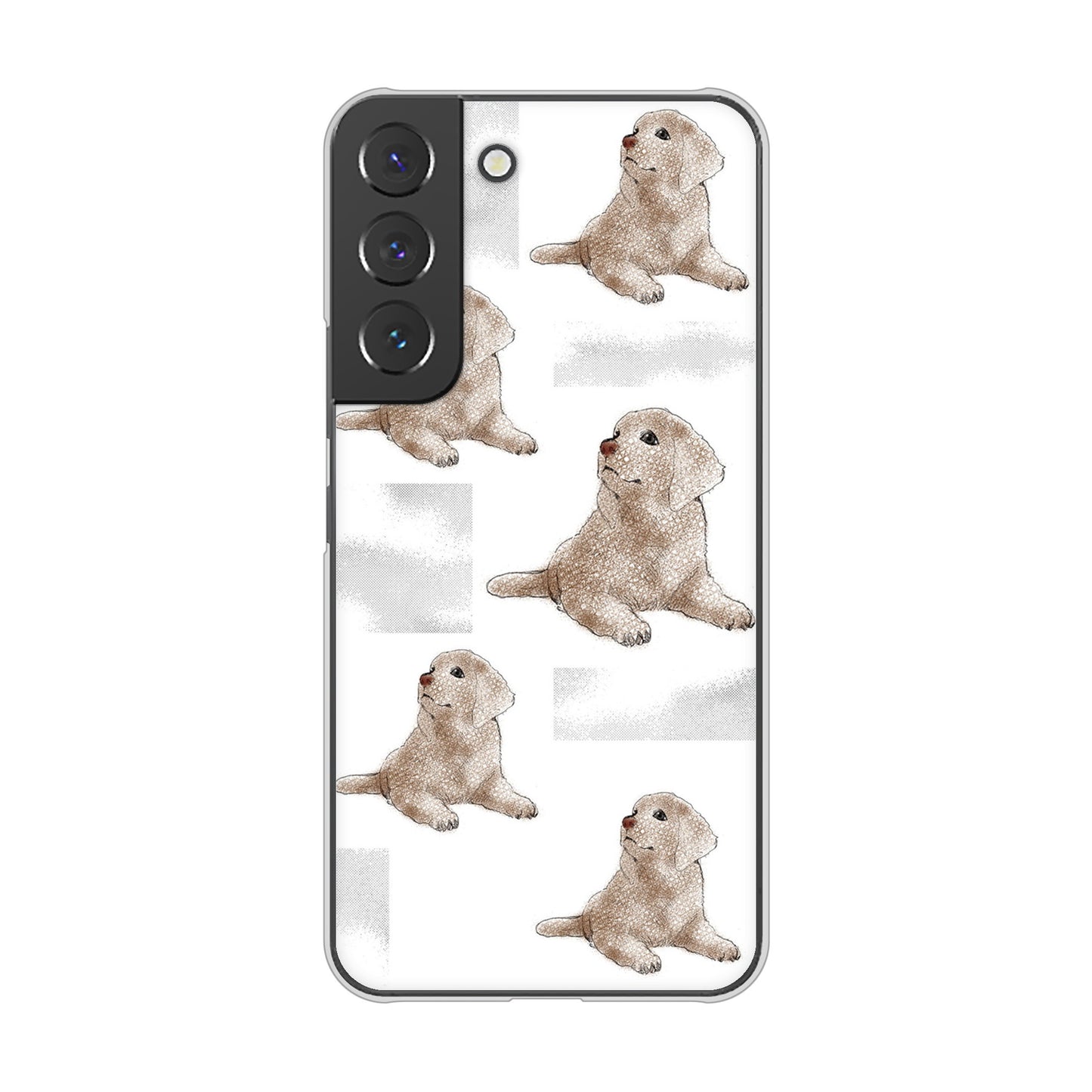 Galaxy S22 SC-51C docomo 高画質仕上げ 背面印刷 ハードケース ラブラドールレトリバー