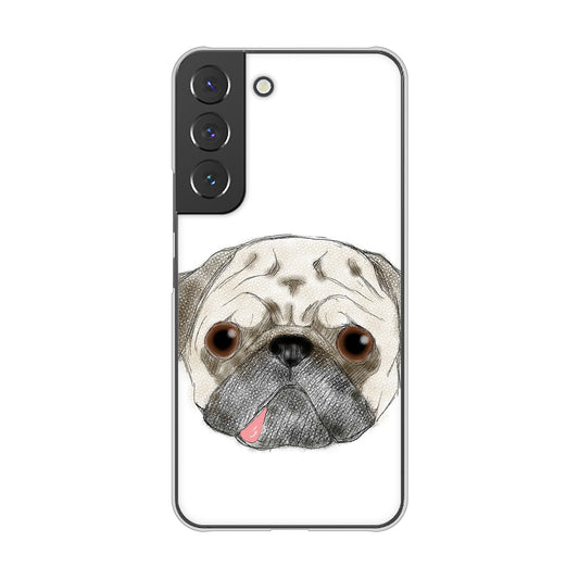 Galaxy S22 SC-51C docomo 高画質仕上げ 背面印刷 ハードケース パグ