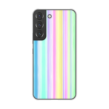Galaxy S22 SC-51C docomo 高画質仕上げ 背面印刷 ハードケース レインボー