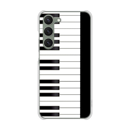 Galaxy S23 SC-51D docomo 高画質仕上げ 背面印刷 ハードケース ピアノ