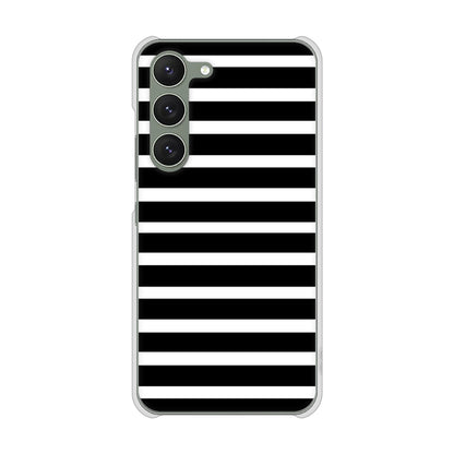 Galaxy S23 SC-51D docomo 高画質仕上げ 背面印刷 ハードケース シンプルボーダー