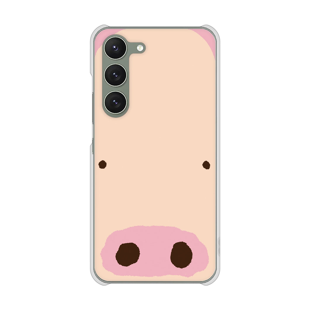 Galaxy S23 SC-51D docomo 高画質仕上げ 背面印刷 ハードケース ドアップアニマル
