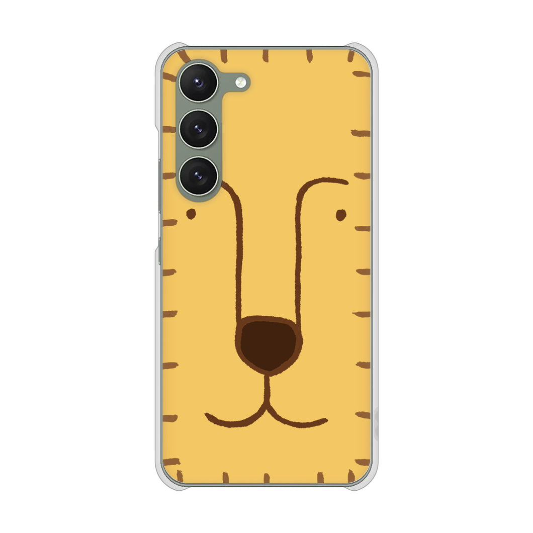 Galaxy S23 SC-51D docomo 高画質仕上げ 背面印刷 ハードケース ドアップアニマル