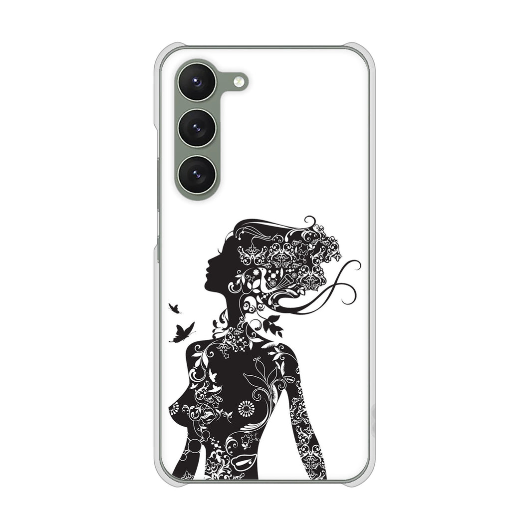 Galaxy S23 SC-51D docomo 高画質仕上げ 背面印刷 ハードケース 【384 ボディアート】