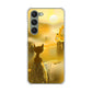 Galaxy S23 SC-51D docomo 高画質仕上げ 背面印刷 ハードケース 【400 たそがれの猫】