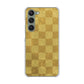 Galaxy S23 SC-51D docomo 高画質仕上げ 背面印刷 ハードケース 【619 市松模様—金（骨董風に傷んだイメージ）】