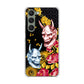 Galaxy S23 SC-51D docomo 高画質仕上げ 背面印刷 ハードケース 【1024 般若と牡丹2】