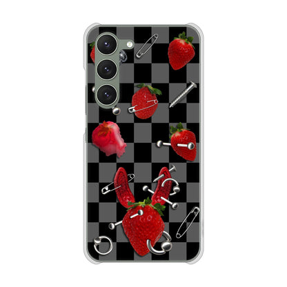 Galaxy S23 SC-51D docomo 高画質仕上げ 背面印刷 ハードケース むかいあぐる 苺パンク