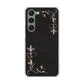 Galaxy S23 SC-51D docomo 高画質仕上げ 背面印刷 ハードケース 【EK825 レザー風グラスフレーム】