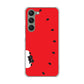 Galaxy S23 SC-51D docomo 高画質仕上げ 背面印刷 ハードケース すいかをかじるネコ