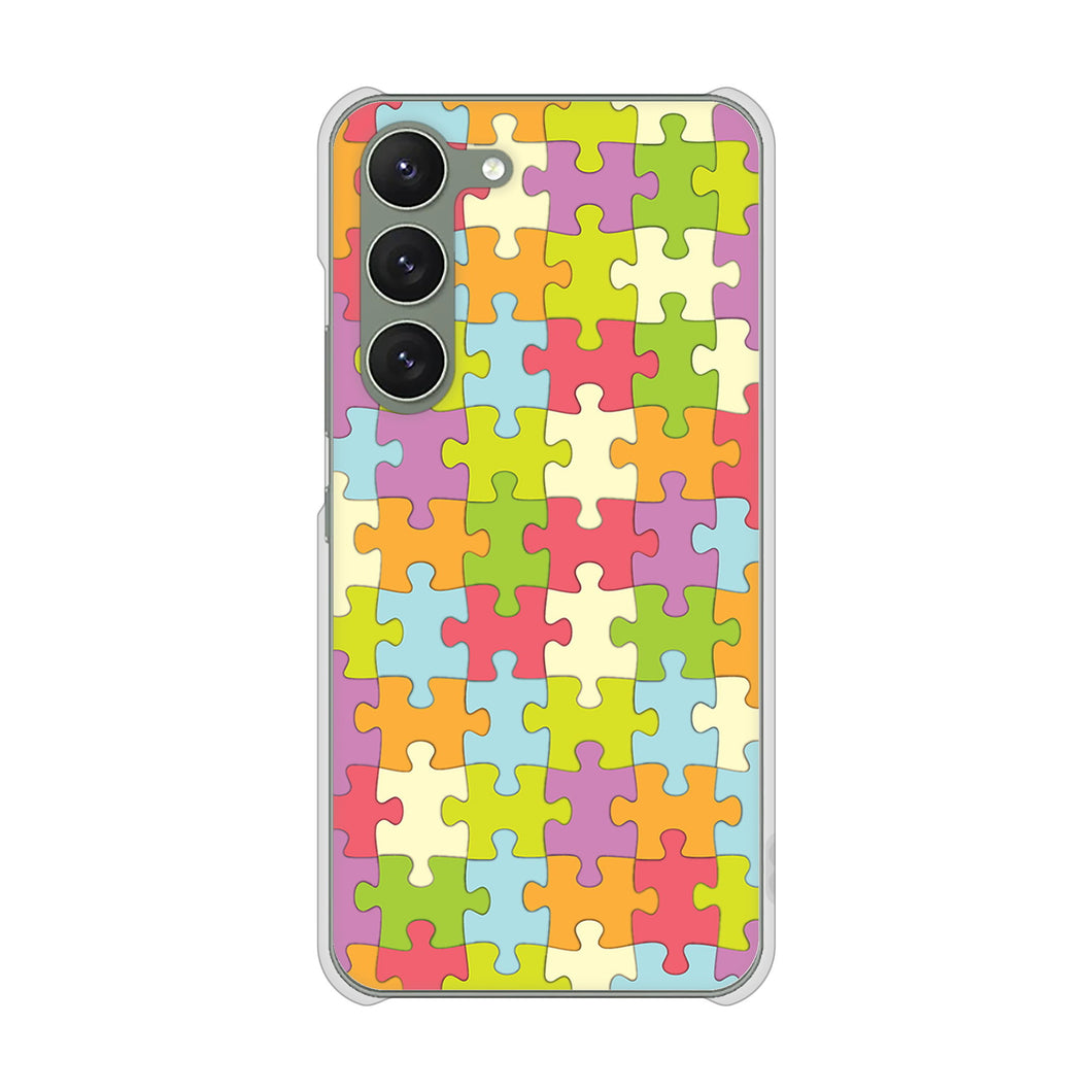 Galaxy S23 SC-51D docomo 高画質仕上げ 背面印刷 ハードケース ジグソーパズル