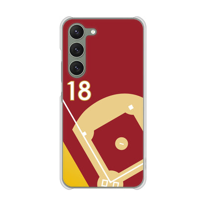 Galaxy S23 SC-51D docomo 高画質仕上げ 背面印刷 ハードケース baseball
