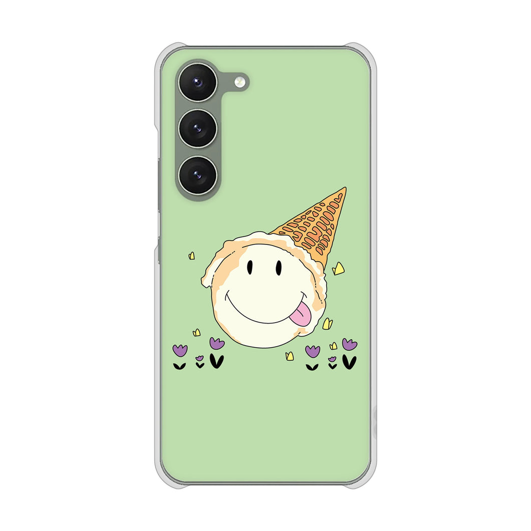Galaxy S23 SC-51D docomo 高画質仕上げ 背面印刷 ハードケース スイーツイラスト