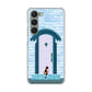 Galaxy S23 SC-51D docomo 高画質仕上げ 背面印刷 ハードケース 猫とドア