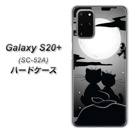 docomo ギャラクシーS20+ SC-52A 高画質仕上げ 背面印刷 ハードケース【342 月夜の二人】