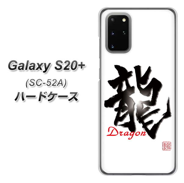 docomo ギャラクシーS20+ SC-52A 高画質仕上げ 背面印刷 ハードケース【OE804 龍ノ書】