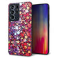 docomo ギャラクシーS21 ウルトラ 5G SC-52B 強化ガラス＆TPUスマホケース ガラプリ【MA954 パターン柄 B】