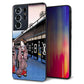 docomo ギャラクシーS21 ウルトラ 5G SC-52B 強化ガラス＆TPUスマホケース ガラプリ【MA966 花魁 B】
