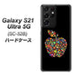 docomo ギャラクシーS21 ウルトラ 5G SC-52B 高画質仕上げ 背面印刷 ハードケース【1195 カラフルアップル】