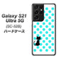docomo ギャラクシーS21 ウルトラ 5G SC-52B 高画質仕上げ 背面印刷 ハードケース【EK809 ネコとシンプル ライトブルー】