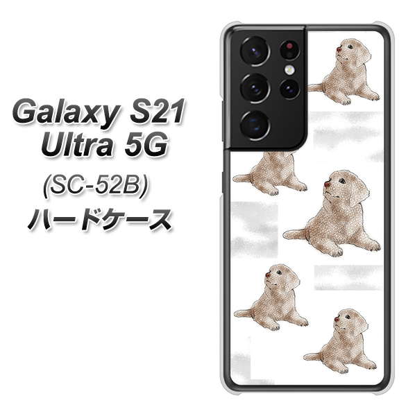 docomo ギャラクシーS21 ウルトラ 5G SC-52B 高画質仕上げ 背面印刷 ハードケース【YD823 ラブラドールレトリバー04】