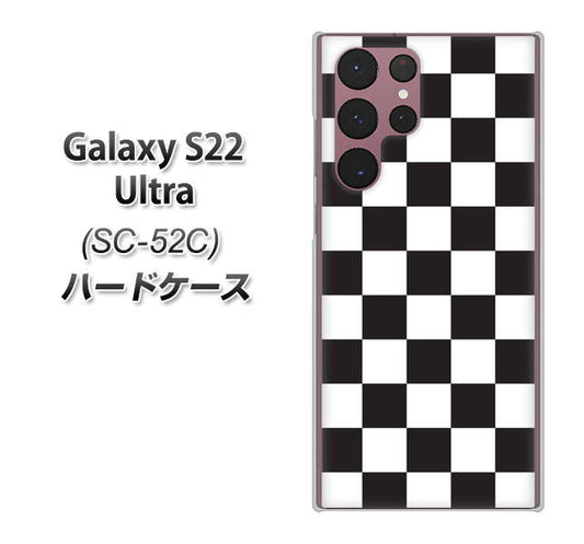 Galaxy S22 Ultra SC-52C docomo 高画質仕上げ 背面印刷 ハードケース【151 フラッグチェック】