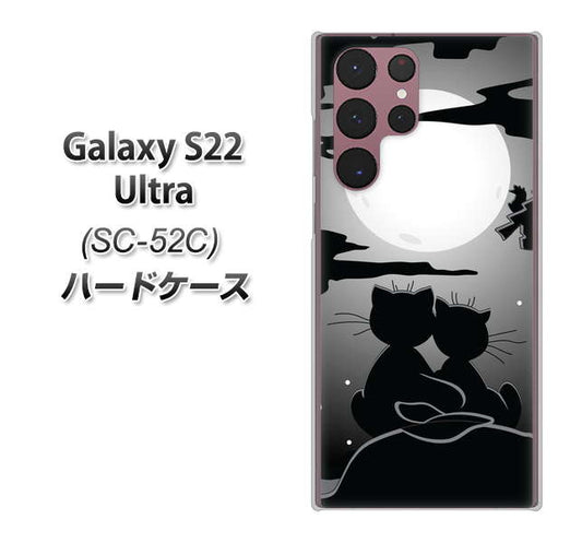 Galaxy S22 Ultra SC-52C docomo 高画質仕上げ 背面印刷 ハードケース【342 月夜の二人】