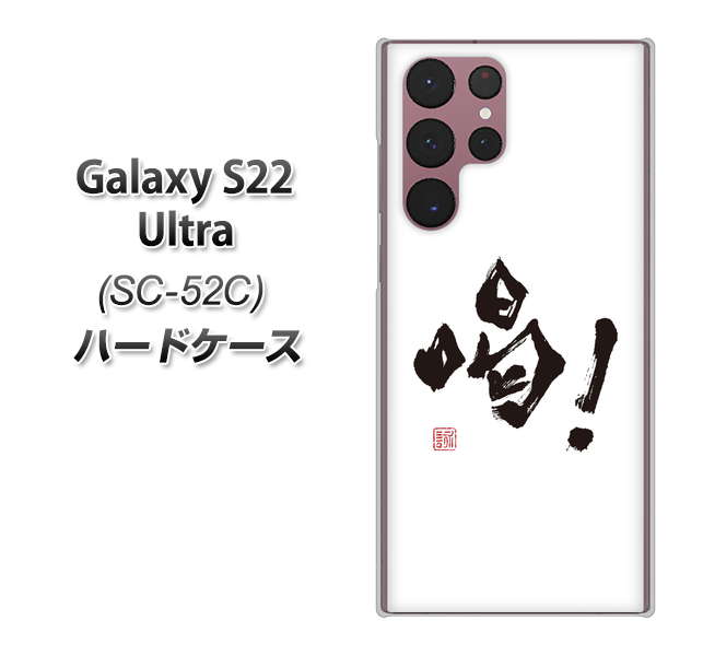 Galaxy S22 Ultra SC-52C docomo 高画質仕上げ 背面印刷 ハードケース【OE845 喝！】
