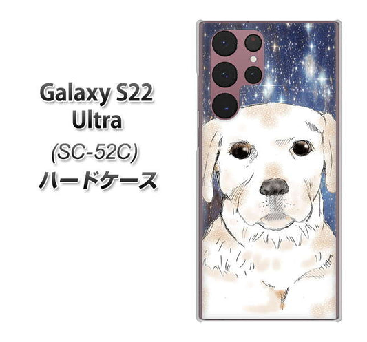 Galaxy S22 Ultra SC-52C docomo 高画質仕上げ 背面印刷 ハードケース【YD820 ラブラドールレトリバー01】