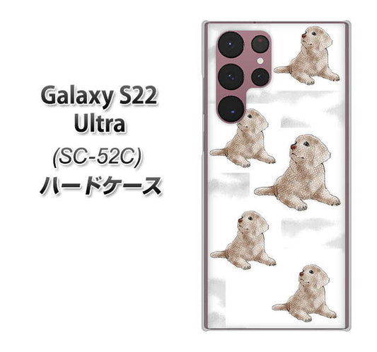 Galaxy S22 Ultra SC-52C docomo 高画質仕上げ 背面印刷 ハードケース【YD823 ラブラドールレトリバー04】