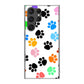 Galaxy S23 Ultra SC-52D docomo 高画質仕上げ 背面印刷 ハードケース 【1108 あしあとカラフル】