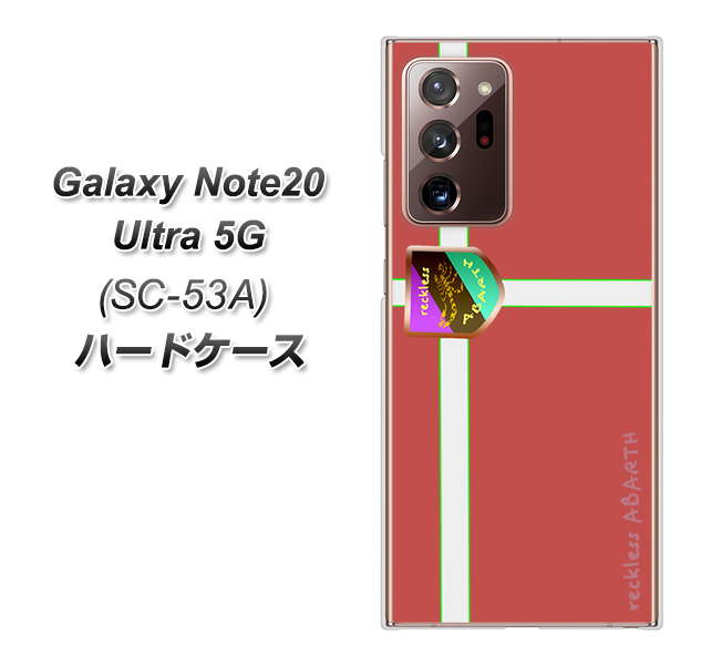 docomo ギャラクシー ノート20 ウルトラ 5G SC-53A 高画質仕上げ 背面印刷 ハードケース【YC934 アバルト05】