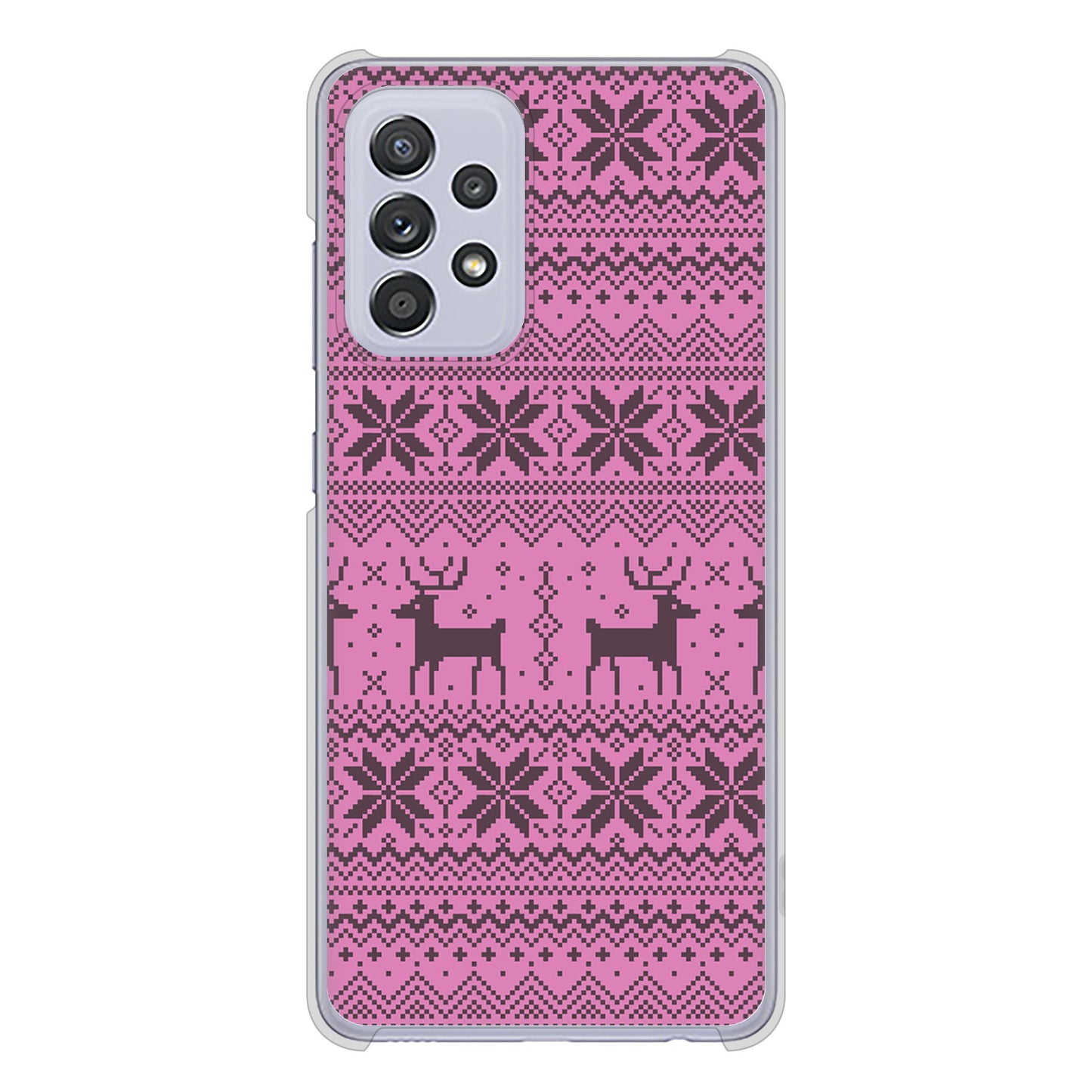 Galaxy A52 5G SC-53B 高画質仕上げ 背面印刷 ハードケース クリスマス