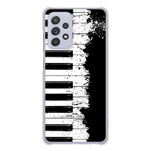 Galaxy A52 5G SC-53B 高画質仕上げ 背面印刷 ハードケース ピアノ