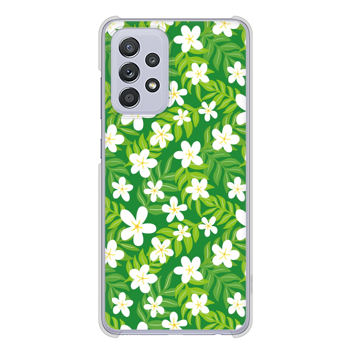 Galaxy A52 5G SC-53B 高画質仕上げ 背面印刷 ハードケース 【760 ジャスミンの花畑】