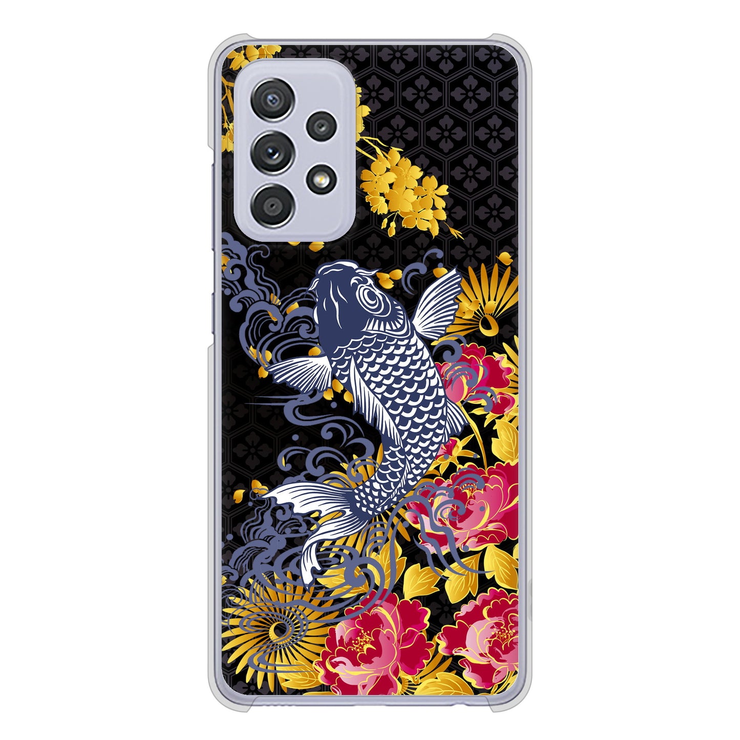 Galaxy A52 5G SC-53B 高画質仕上げ 背面印刷 ハードケース 鯉