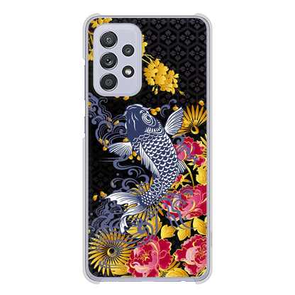 Galaxy A52 5G SC-53B 高画質仕上げ 背面印刷 ハードケース 鯉