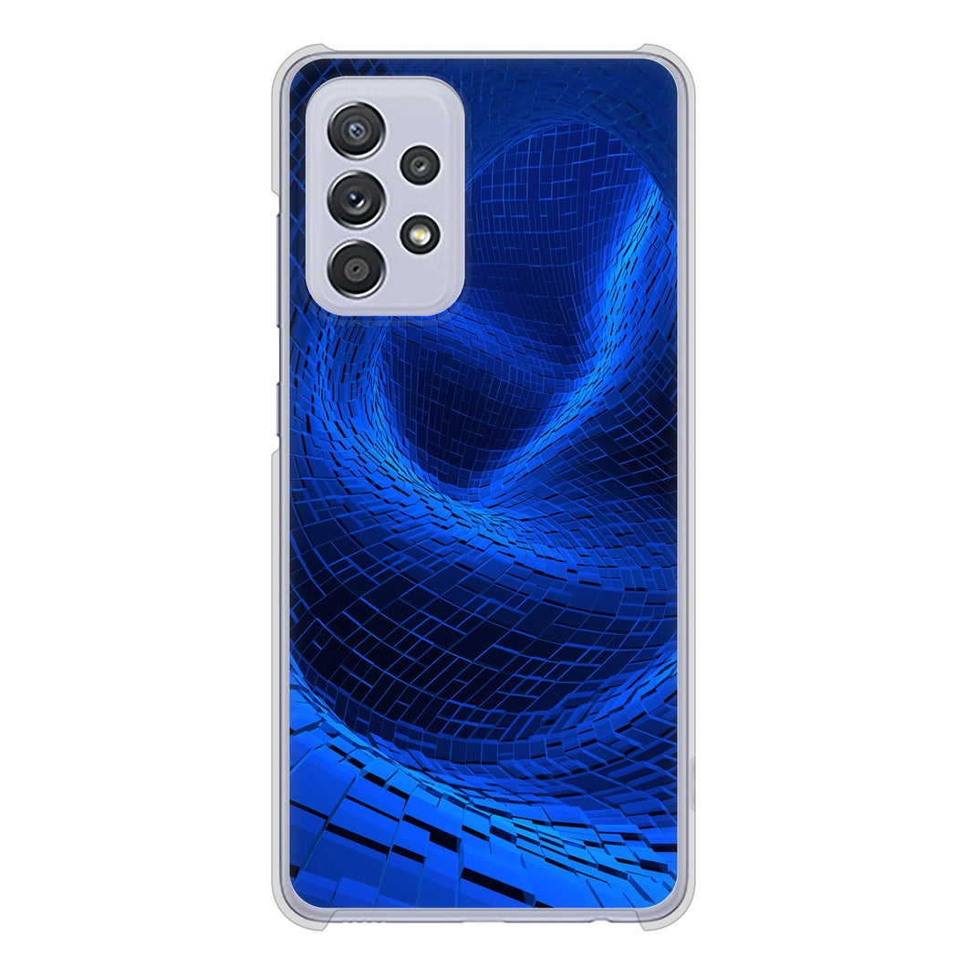 Galaxy A52 5G SC-53B 高画質仕上げ 背面印刷 ハードケース 【1302 ワープブルー】