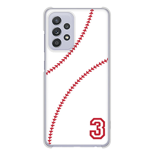 Galaxy A52 5G SC-53B 高画質仕上げ 背面印刷 ハードケース baseball