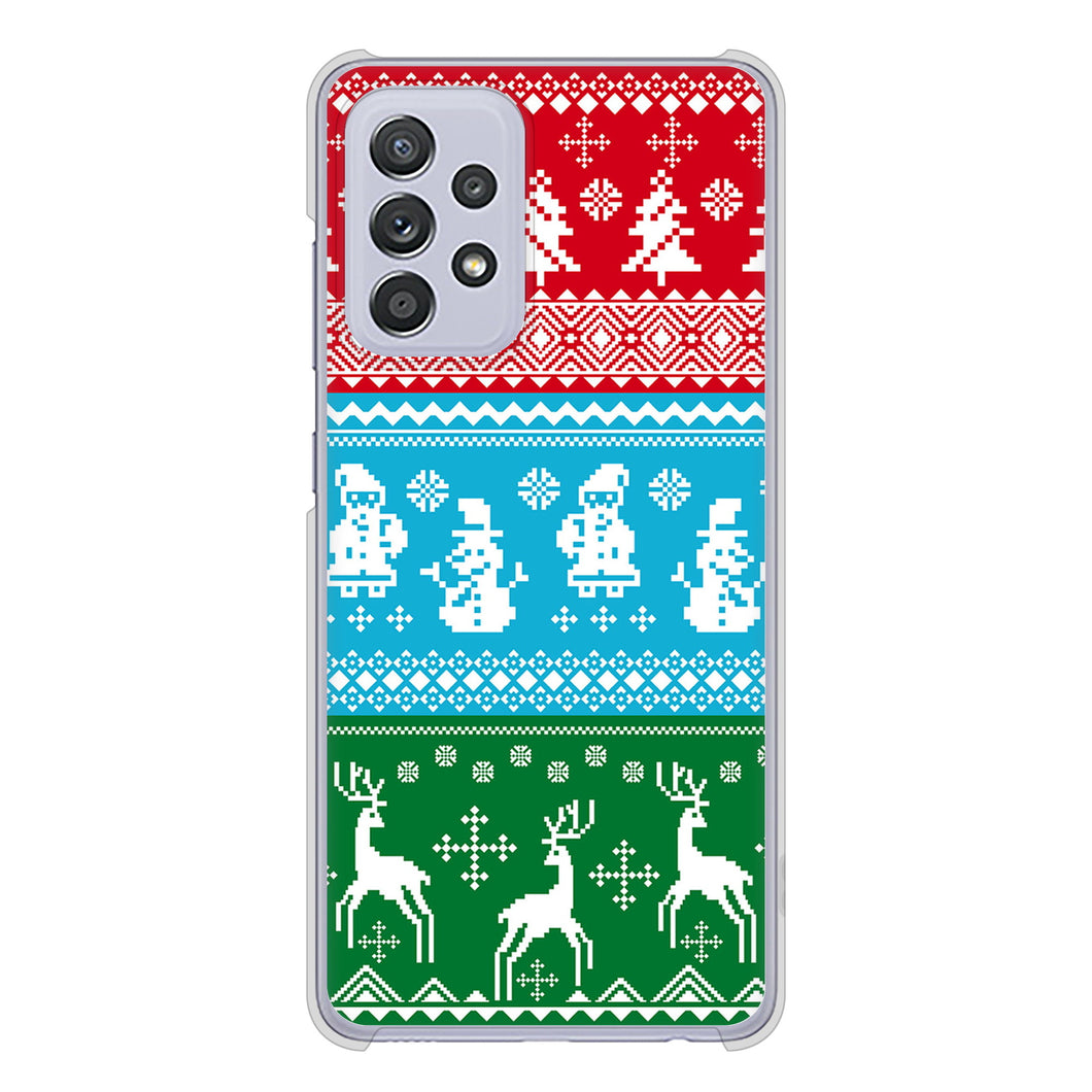 Galaxy A52 5G SC-53B 高画質仕上げ 背面印刷 ハードケース クリスマス