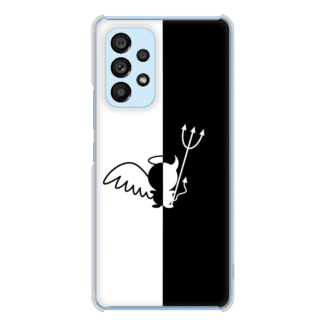 Galaxy A53 5G SC-53C docomo 高画質仕上げ 背面印刷 ハードケース 【027 ハーフデビット】