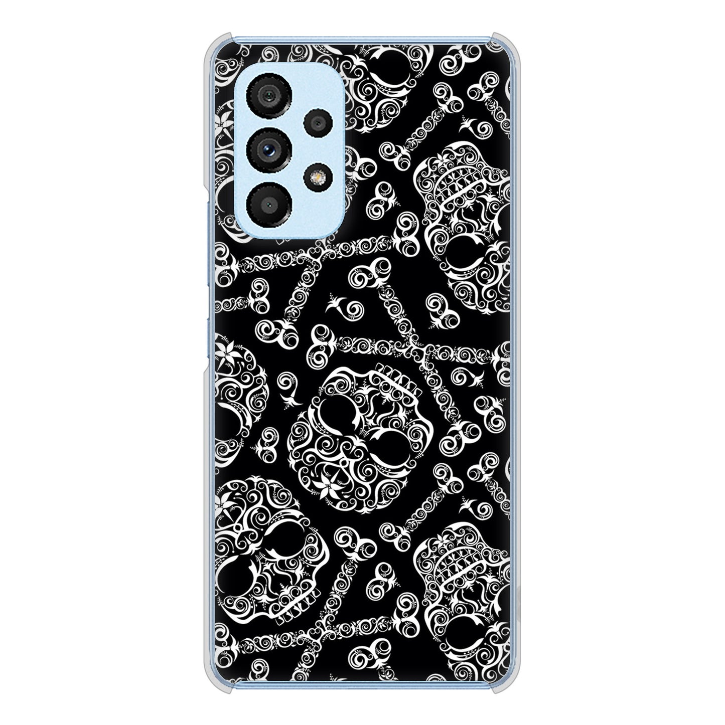Galaxy A53 5G SC-53C docomo 高画質仕上げ 背面印刷 ハードケース 【363 ドクロの刺青】