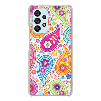 Galaxy A53 5G SC-53C docomo 高画質仕上げ 背面印刷 ハードケース ペイズリー