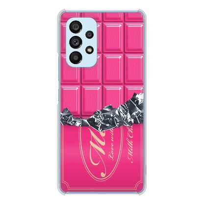 Galaxy A53 5G SC-53C docomo 高画質仕上げ 背面印刷 ハードケース 板チョコ