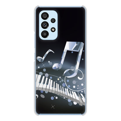 Galaxy A53 5G SC-53C docomo 高画質仕上げ 背面印刷 ハードケース 音符